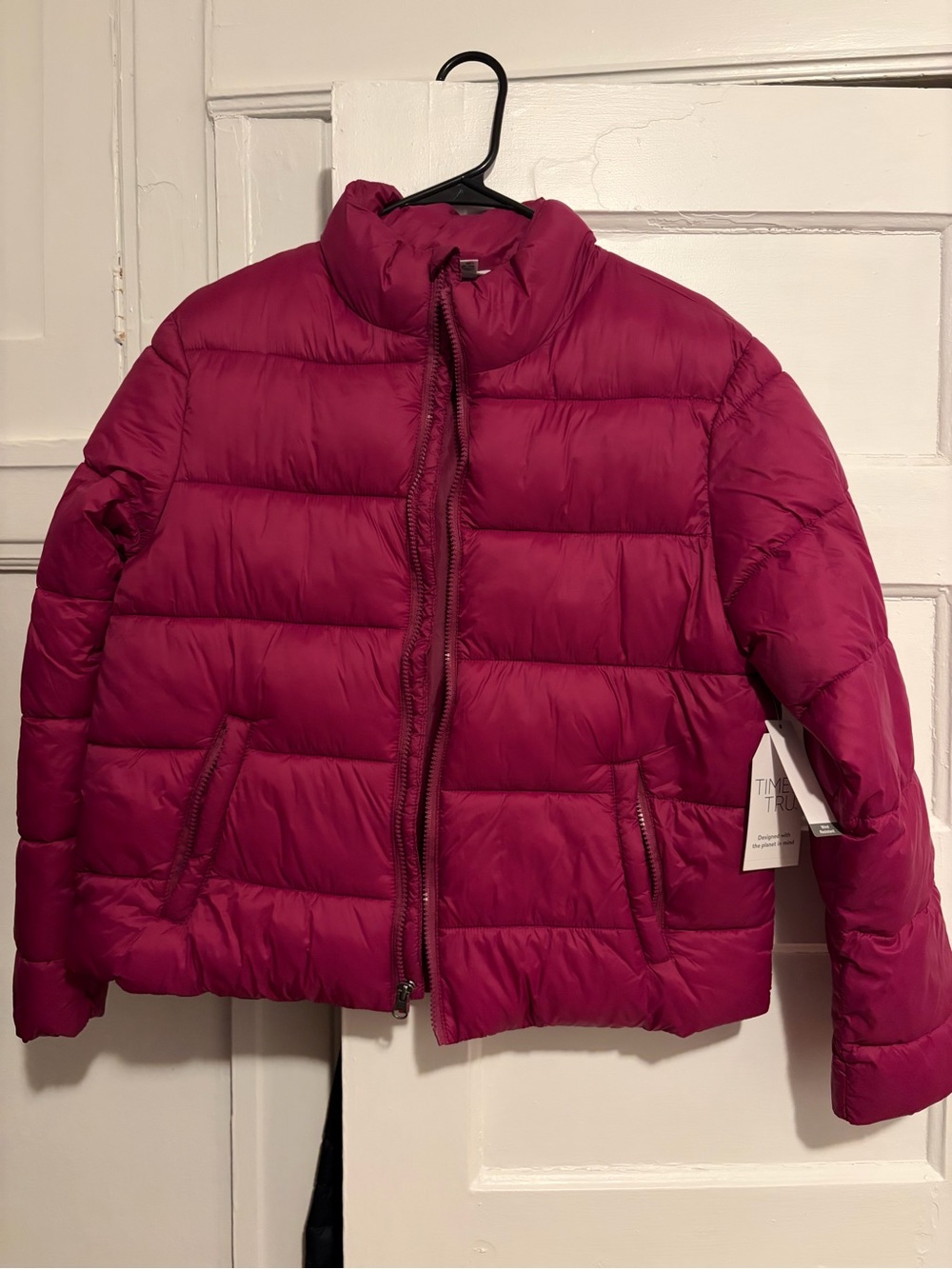 Women's Fuchsia Puffer Jacket